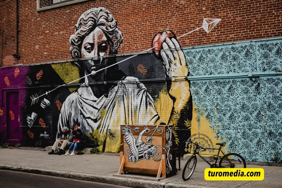 Street wall art Captions for Instagram